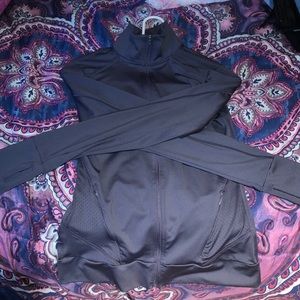 Purple athletic jacket